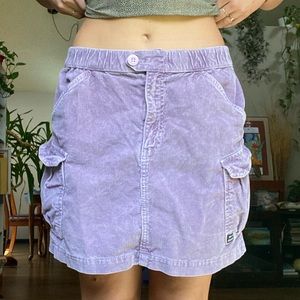 BDG lavender corduroy skirt.